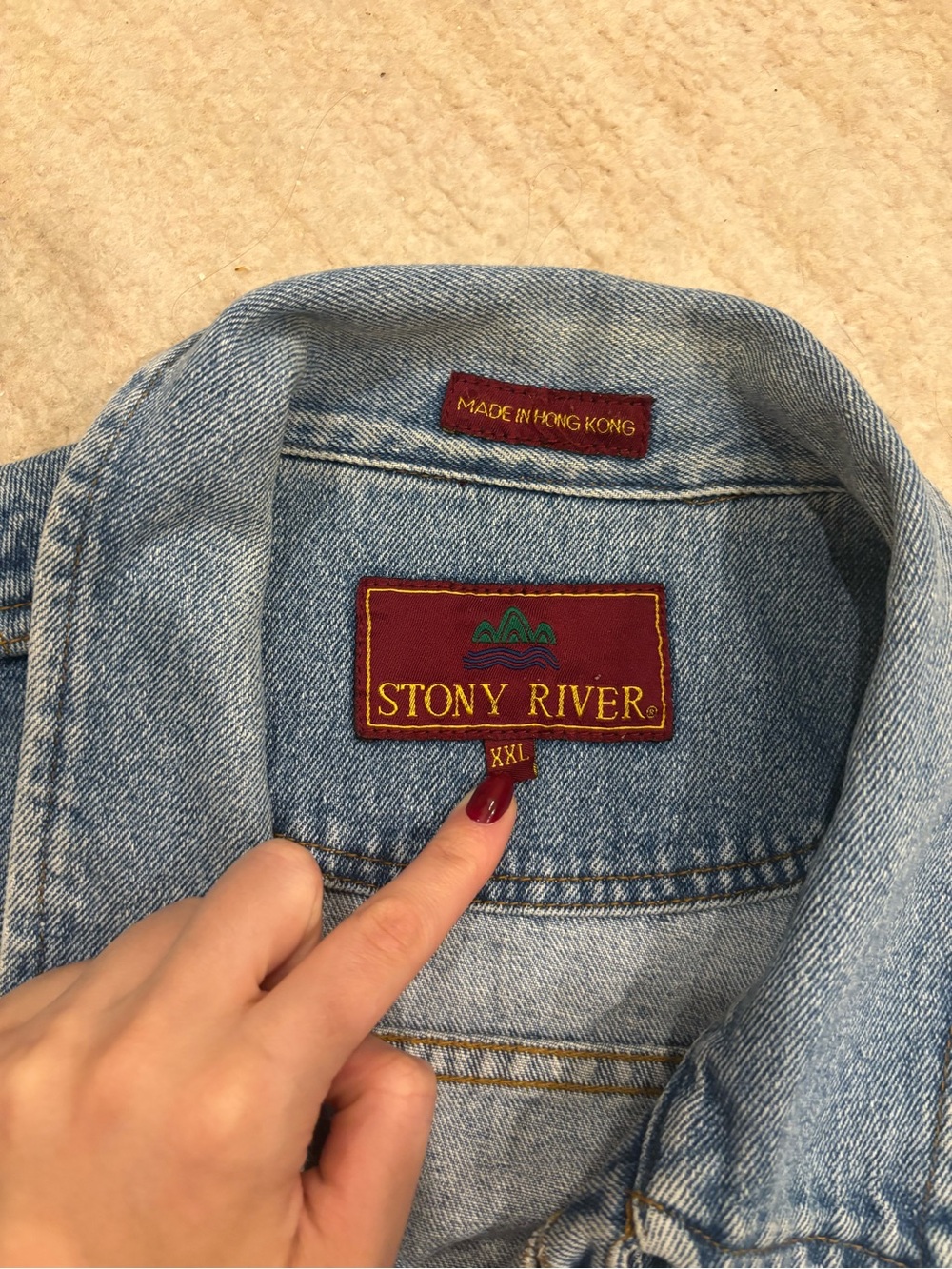xxl Light Blue Denim Jacket - Men's Classic Trucker - Picture 2 of 6